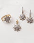 Gold zircon star ring, pendant and dangle earrings set – Jewels by Sarah