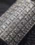 Close-up of diamond-cut jurao and zircon stone setting – Jewels by Sarah