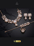 4-Piece Diamond White Zircon Bridal Set with Vine Necklace and Bracelet