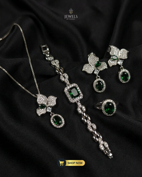 regal-emerald-green-oval-zircon-butterfly-set-jewels-by-sarah
