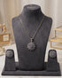 Jurao stone starburst necklace set displayed on mannequin bust with matching earrings - Jewels by Sarah
