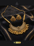 Traditional Pakistani Gold Plated Antique Jewelry Set for Wedding Guest.