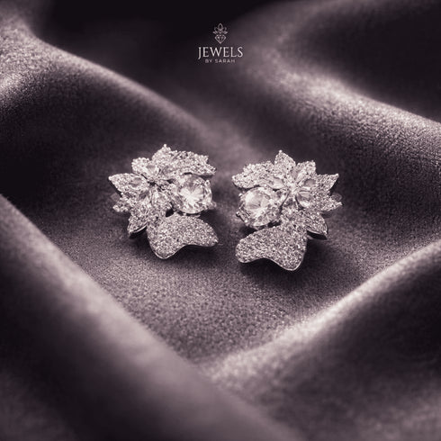 Jewels-by-Sarah-Silver-Flora-AD-Stone-Original-Zircon-Earrings