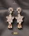 Jewels-by-Sarah-Amber-Flora-Champagne-Zircon-AD-Stone-Antique-Gold-Earrings
