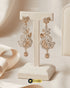ewels-by-Sarah-Gilded-Camellia-Gold-Champagne-Zircon-Chandelier-Earrings