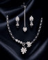 "Black AD bridal necklace set with tikka and earrings by Jewels by Sarah"
