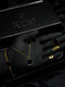 Luxury Black Onyx Jewelry Set – Necklace, Earrings, Ring & Bracelet