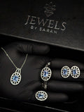 Luxury Crystal Jewelry Set – Necklace, Earrings, Ring & Bracelet