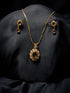 Royal Gold Crystal Pendant Set for Women by Jewels by Sarah