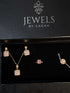 Blush Radiance Pink Stone Jewelry Set