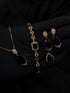 Premium 4-Piece Zircon Jewelry Set – Necklace, Earrings, Bracelet & Ring
