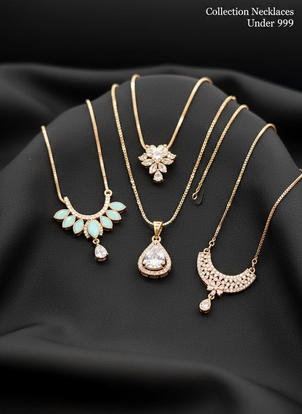 Necklaces Under 999 | Affordable Gold-Toned & Pendant Jewelry
